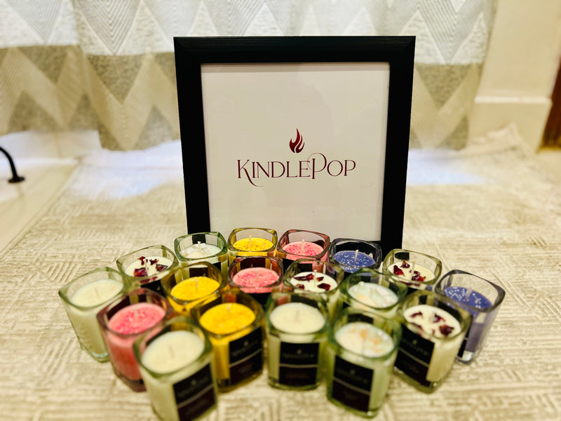 Shot Jar Glass Candle