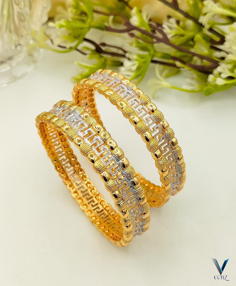 Fancy china gold plated bangles
