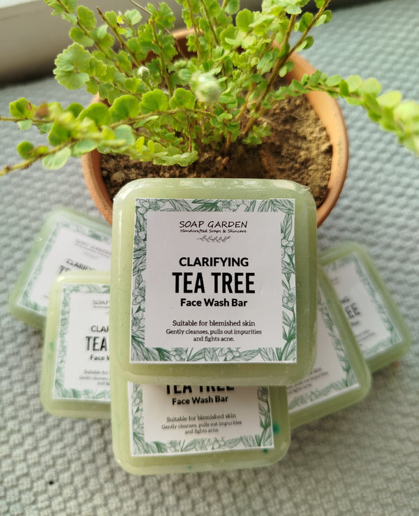 Clarifying Tea Tree Face Wash Bar ☘️