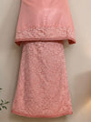 Warm Peach Cotton Net Stylish Rida