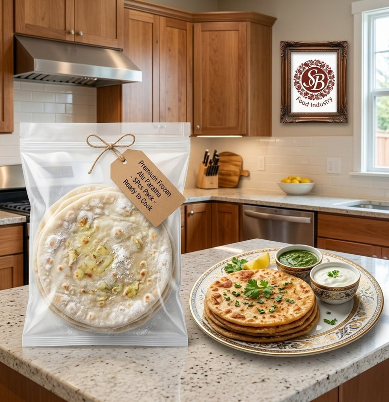 Premium Quality Frozen Alu Paratha (5pcs Pack)