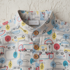 "Vehicles On the Road" printed kurta size 22