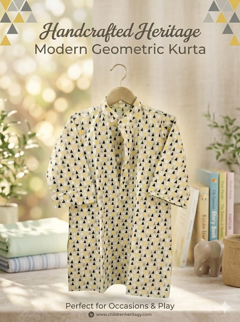 Geometry print kurta size 20