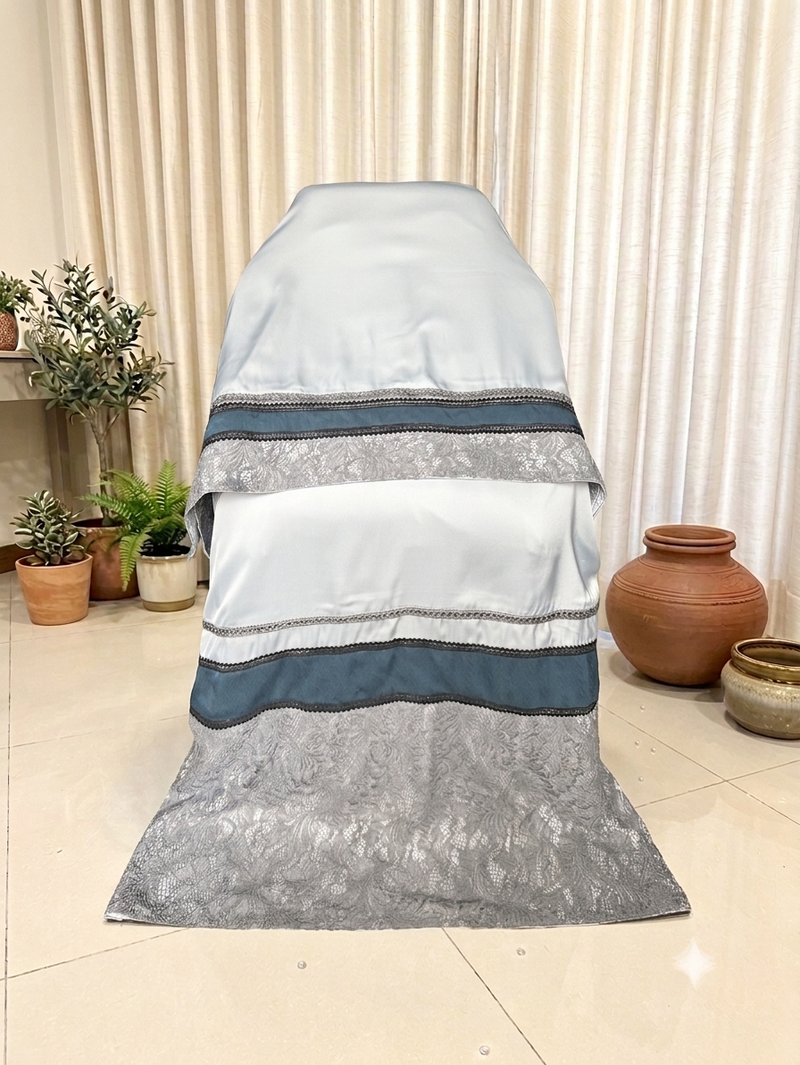 Net paneling with luxe lacing Sale