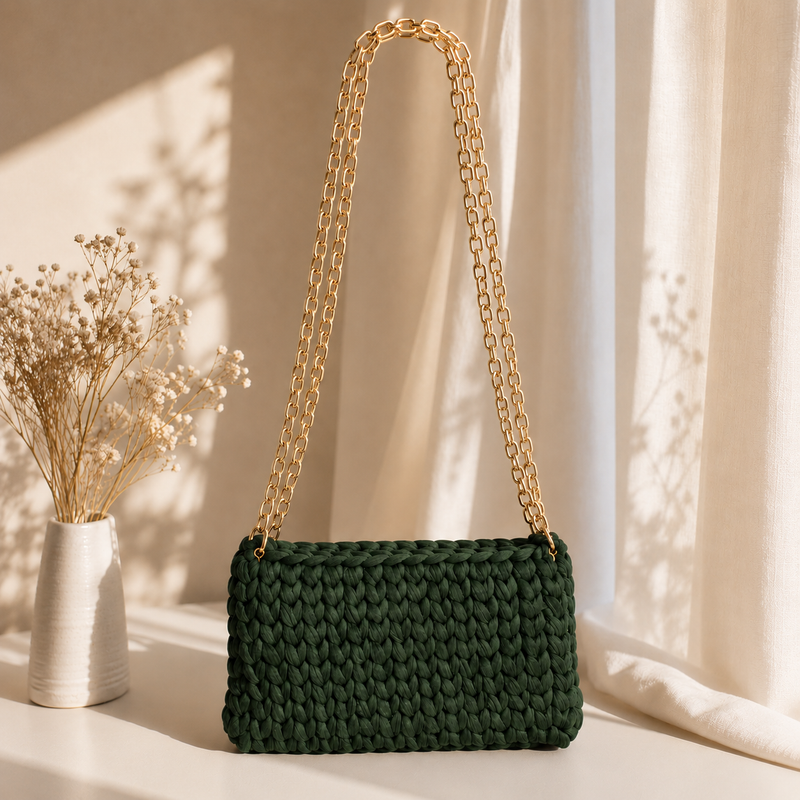 Green Bag shoulder/ crossbody