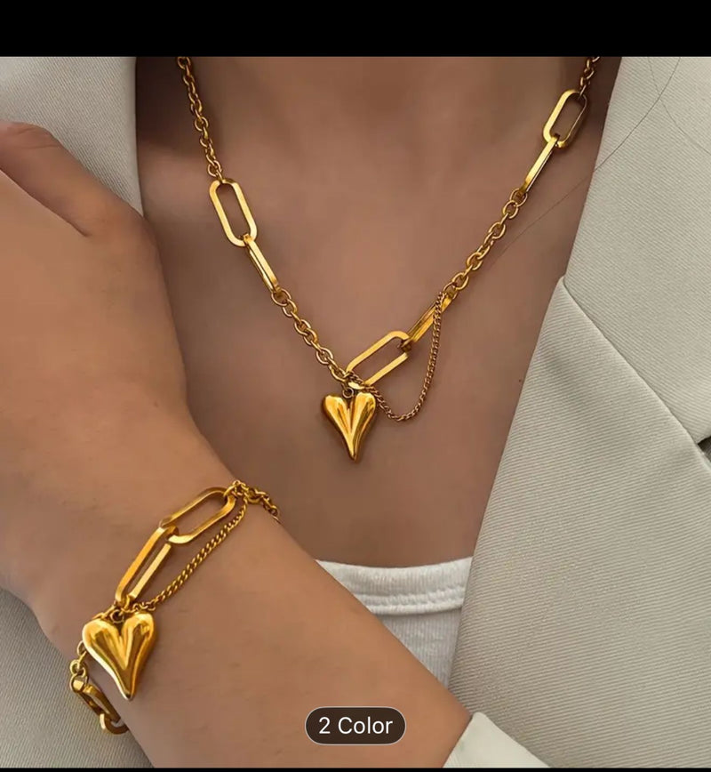 Heart Necklace and Combo