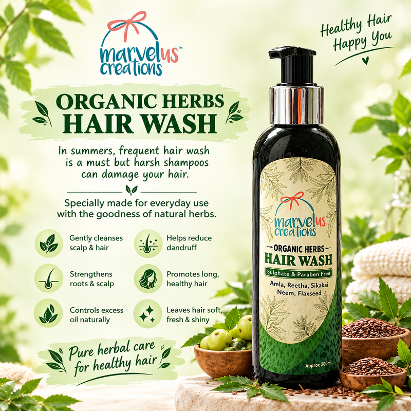 Organics Herbs Hair Wash