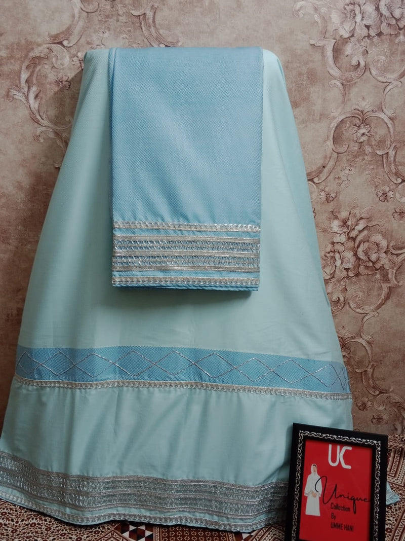 Blue and turquoise rida