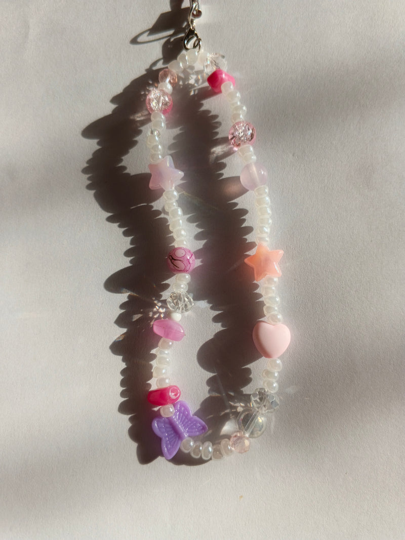 Kawaii Pearl Phone Strap – Pastel Edition