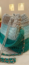 Crochet bucket bag
