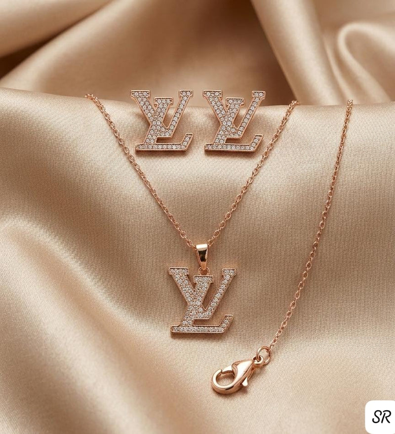 Gold Plated Locket Set