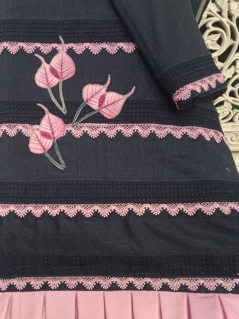 Navy Blue Pink Motive Rida