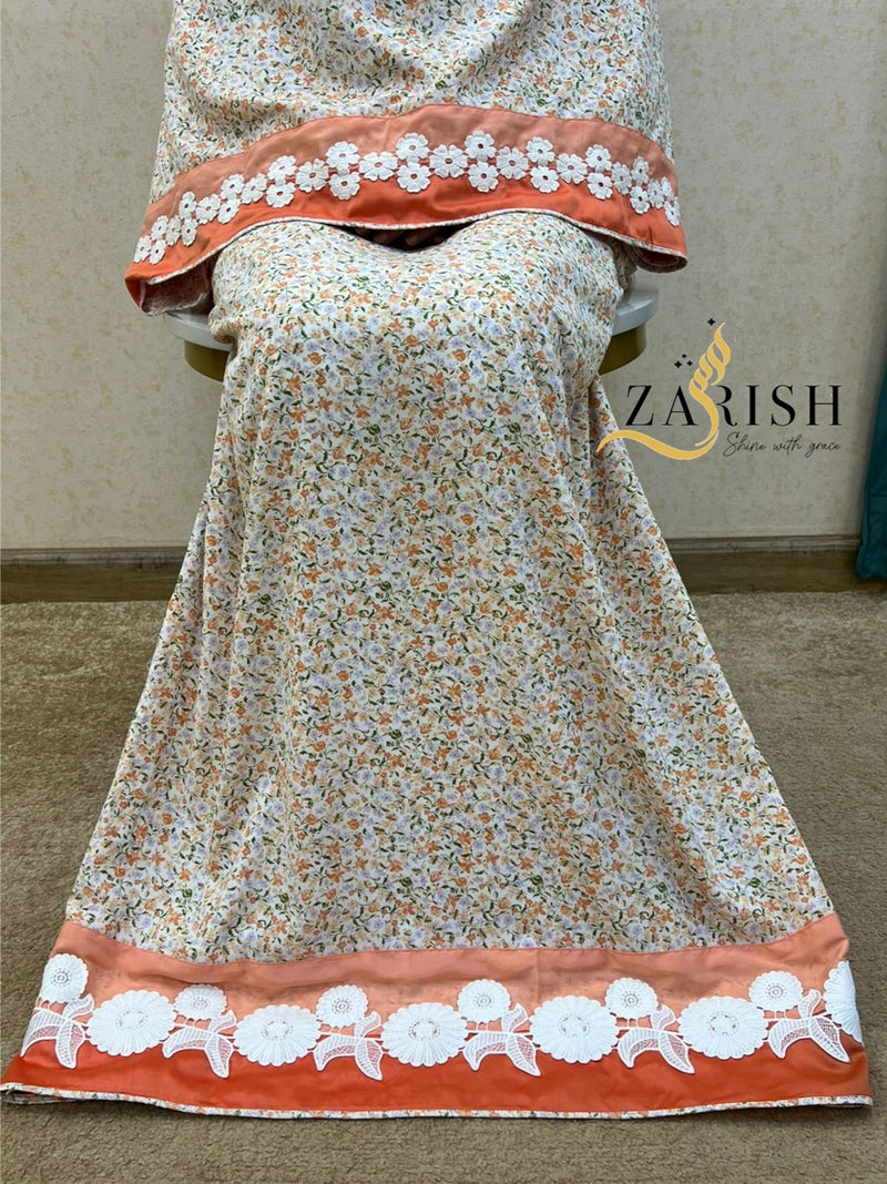 Orange Double Georgette