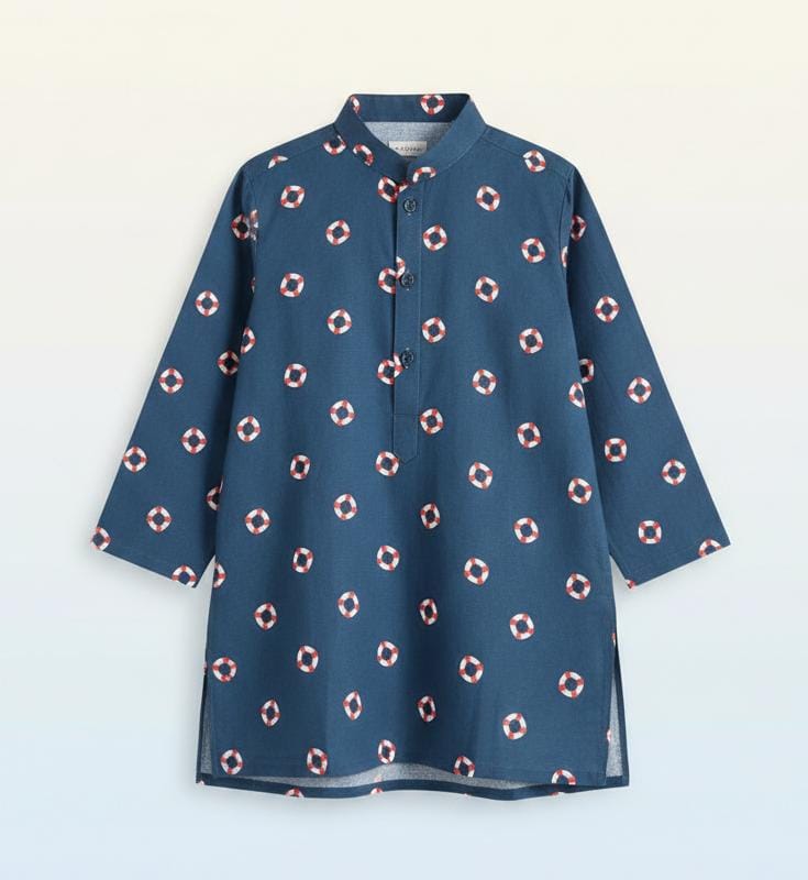 Swimming Ring Print Kids Kurta 🛟🌊