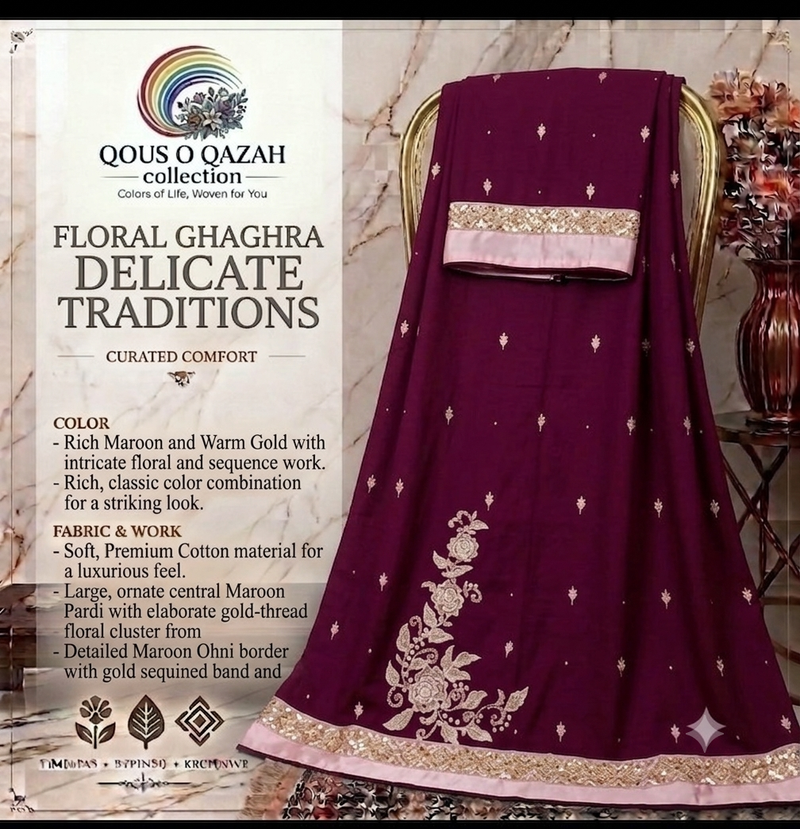 Plum shade  abaya Ari work rida Sale