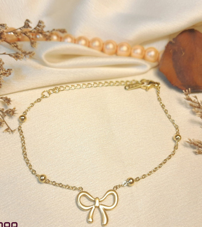 Golden Bow Tie Bracelet