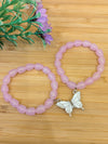 Pastel Pairs of Magnetic Butterfly Charm Bracelets