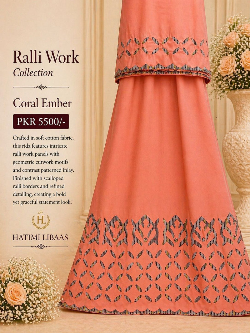 Ralli Work Collection – Coral Ember