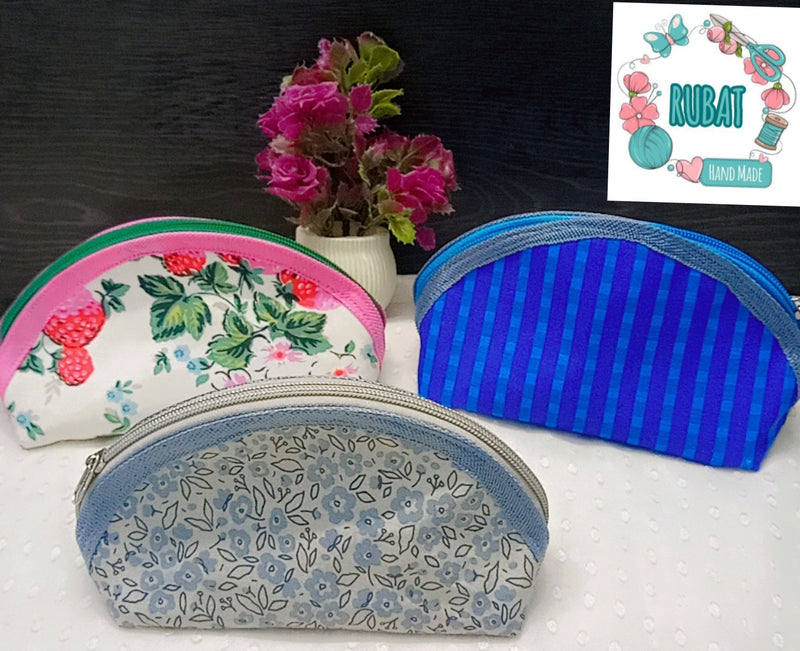 D shaped pouches
