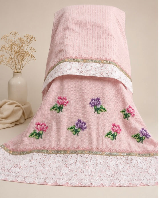 Leyana 🌸 cheese cotton cross stitch rida