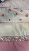 Cream Blossom Hand-Embroidered Rida