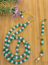 Two Tone Crystal Tasbeeh & Counter Set
