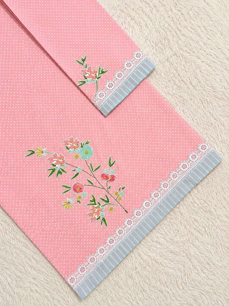 Bubblegum Pink Polka Dot Floral Rida