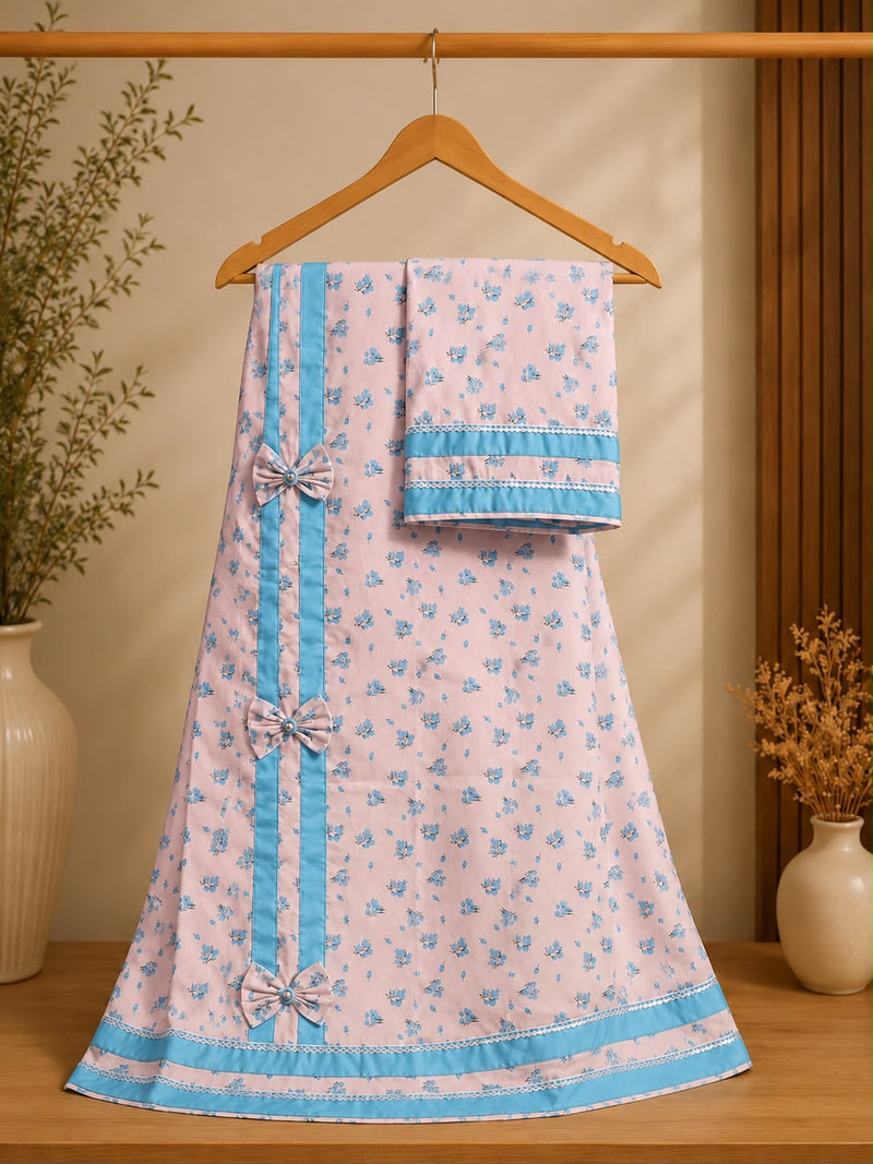 Floral Printed Smart Wear Bow Rida Sale