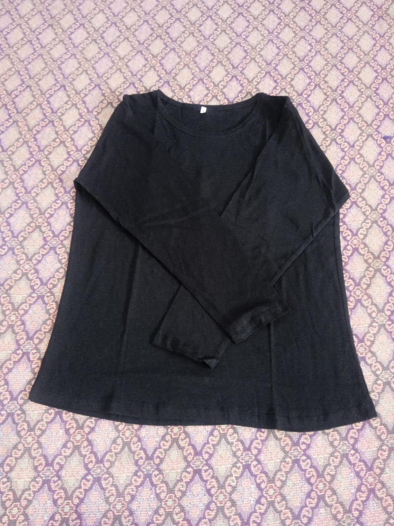 Black long sleeves blouse