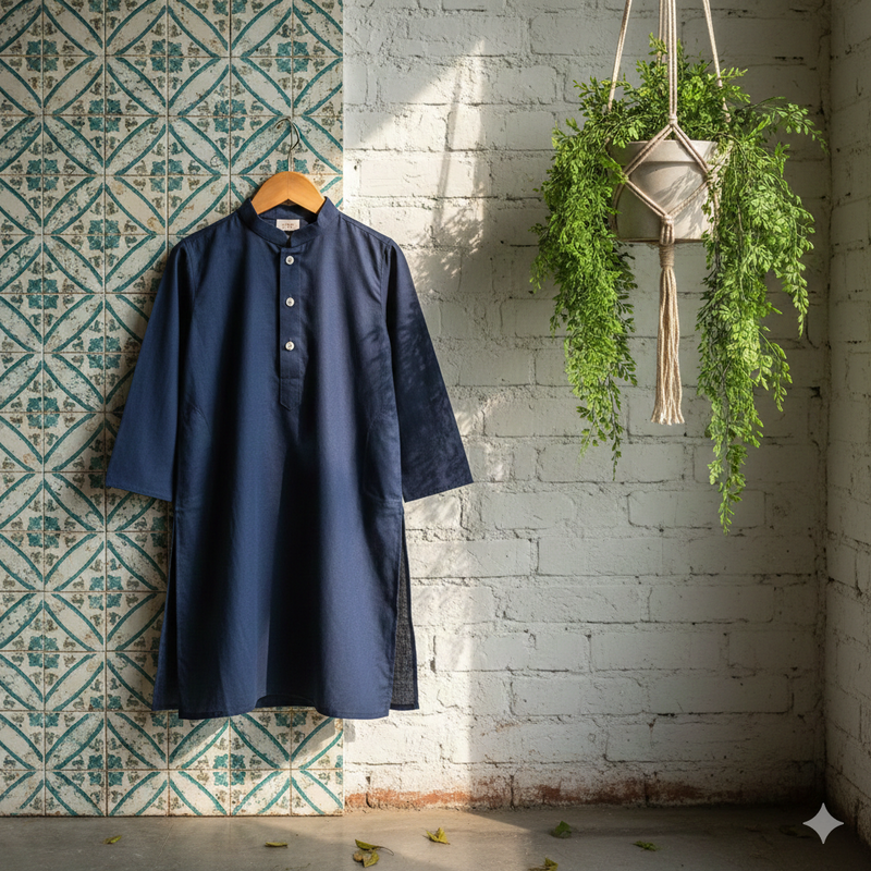 Navy blue kurta size 24