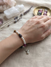 Tourmaline & Pearl Beaded Bracelet