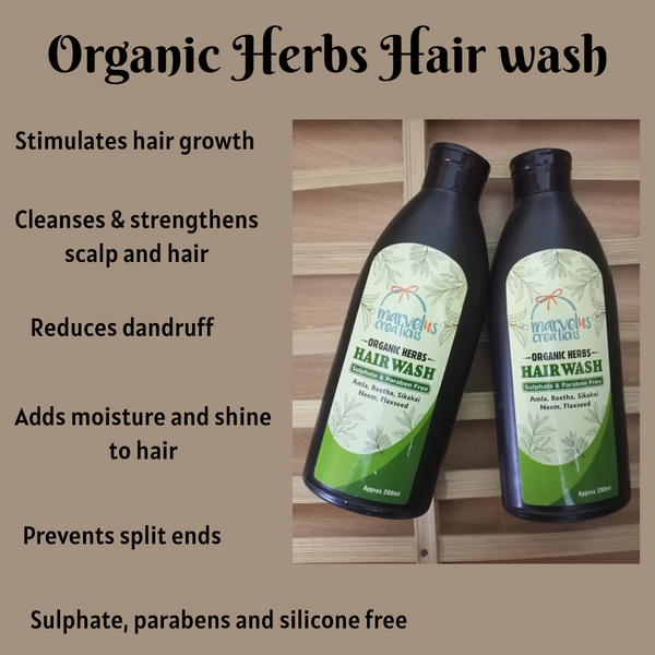 Organic Herbs Hair Wash