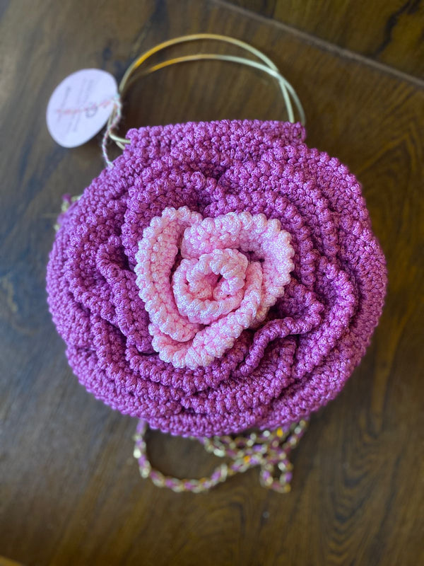 rose purse (pink)