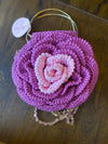 rose purse (pink)