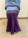 ☂️ umbrella rida in purple and grey velvet silk