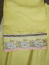 Yellow Embroidered Panel Rida
