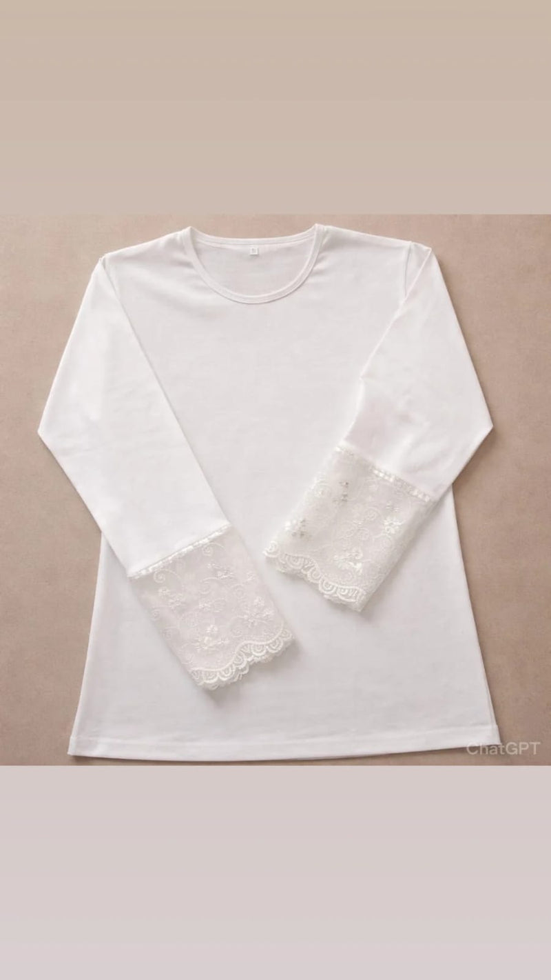 Quarter Lace  sleeves