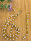 Two Tone Crystal Tasbeeh & Counter Set