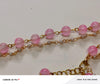 Pink Pearl‑Accent Gold Chain Bracelet – Trendy Elegance in Modern Accessory Design