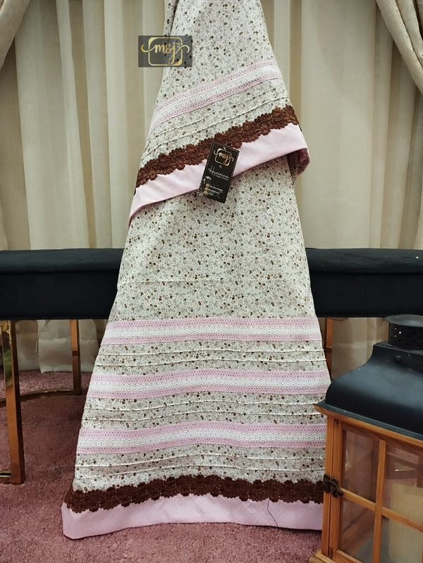 White with coffee sprinkles