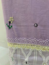 Purple cross stitch rida