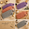 Crochet granny square clutches